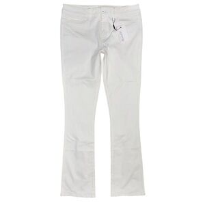 NWT Yummie by Heather Thomson High Rise White Bootcut Jeans 33 x 34 Long Inseam